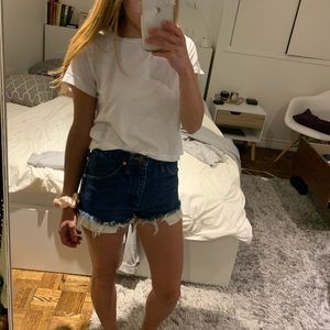 Vintage wrangler jean shorts